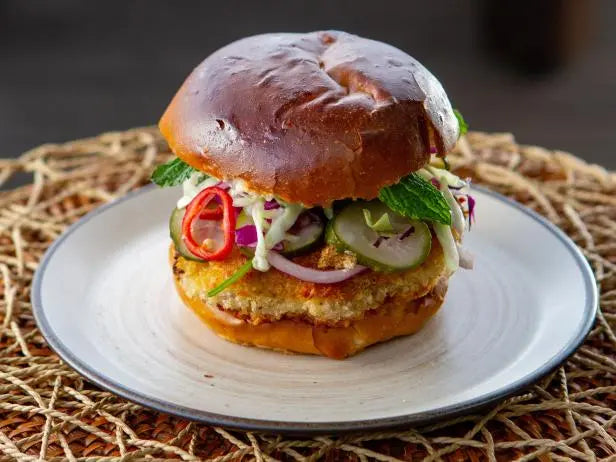 Chicken Burger with Stir Fry Donner