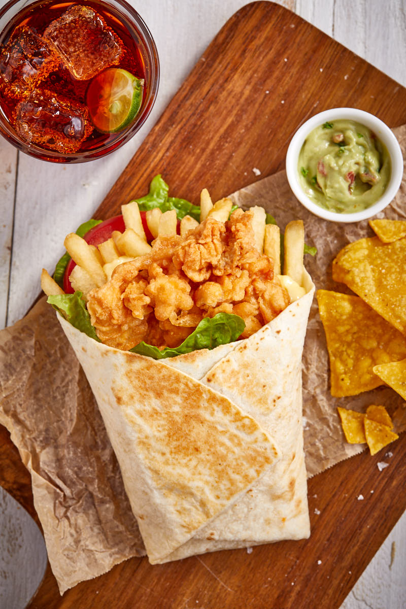 Chicken Wrap & Chips