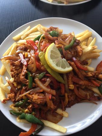 Stir Fry Donner On Chips