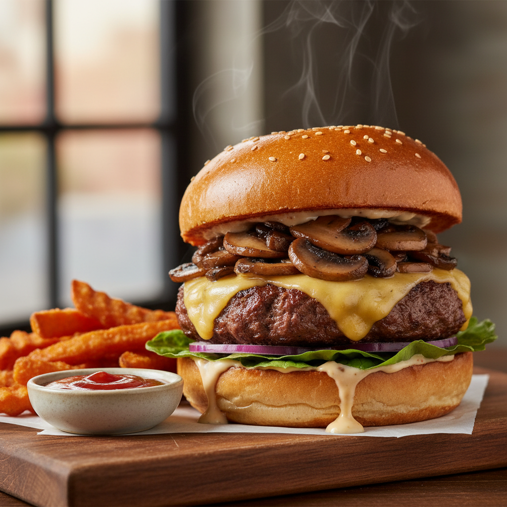 Mushrooms Burger