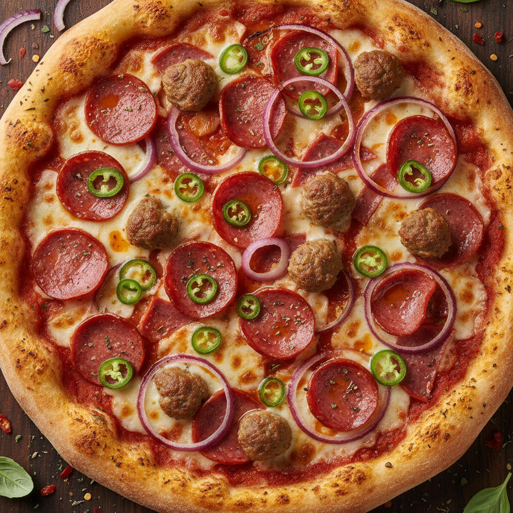 Spicy Supreme Pizza